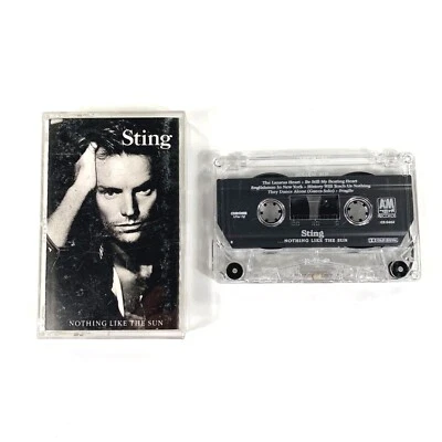 Sting Nothing Like The Sun Cassette Tape 1987 A&M Records Good Used G+ - Image 1 of 2