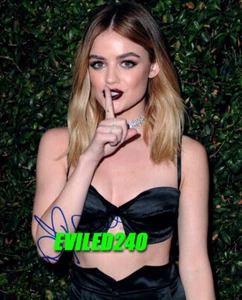 LUCY HALE SIGNED 8x10 Photo Pretty Little Liars Aria Scream Riverdale Ragdoll - Picture 1 of 3