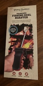 Grilling Traditions Telescopic 27"  Fishing Reel Roaster Sealed/NIB - Picture 1 of 2