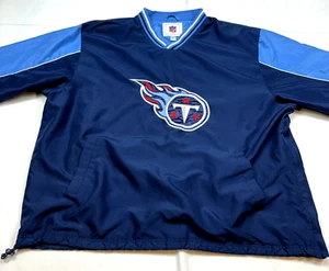 Tennessee Titans Trikot gefüttert NFL Herren XXL Pullover großes gesticktes Logo Football - Bild 1 von 18