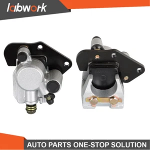 Labwork Front Left Right Brake Calipers For Kawasaki Prairie 360 KVF360 W/pads - Foto 1 di 9