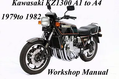 KAWASAKI KZ1300 A1 to A4 1979 to 1982 WORKSHOP MANUAL - PDF Files - Image 1 of 2