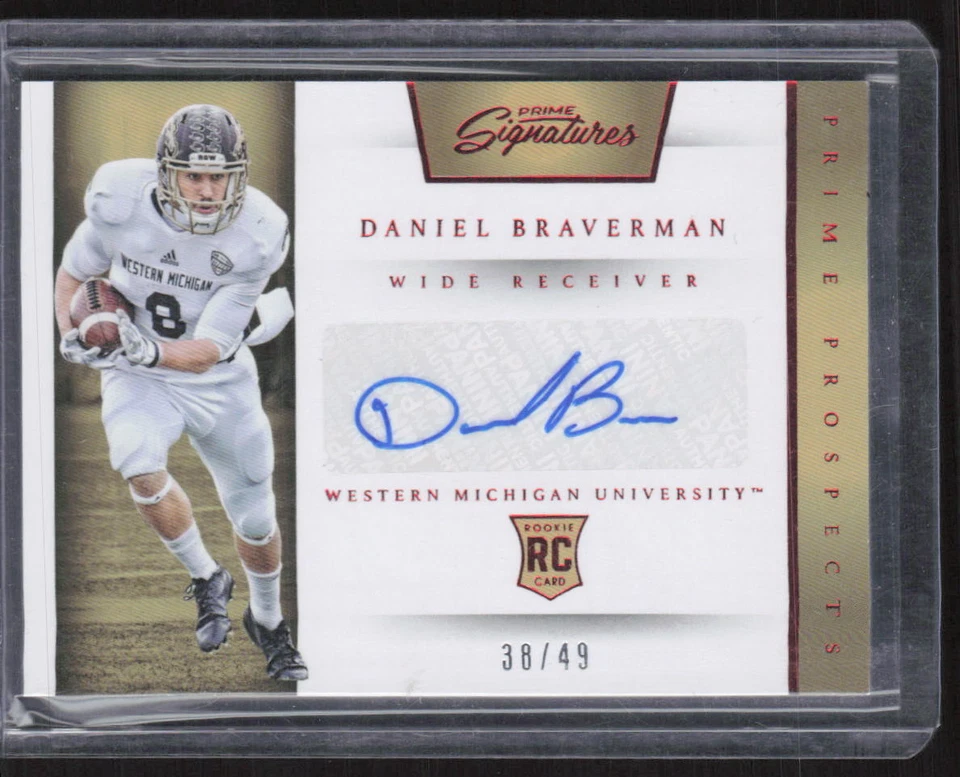 2016 Panini Prime Signatures #209 Daniel Braverman Rookie Auto /49 - Image 1 of 2