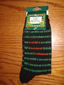 NEU Herren Größe 6-11 WELTWEIT SEXIEST IRISHMAN Anzug Crew-Socken 1 Paar - Bild 1 von 3