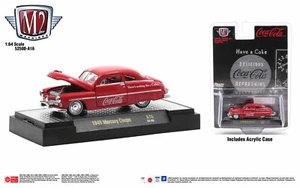 Máquinas M2 - 1:64 - 52500-A16 Coca-Cola lanzamiento 16 - 1949 Mercury Coupe - ¡NUEVO! - Imagen 1 de 1