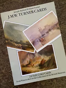 J.M.W Turner Postkartenbuch 24 vollfarbige Karten 1989 top unbenutzt - Bild 1 von 4