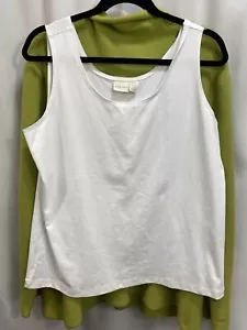 CHICO Women’s Size 3 White Sleeveless Top Tank - Picture 1 of 10