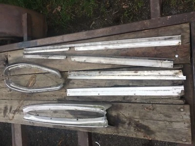 Maserati 1985  BiTurbo  gutter chrome trim left right set  - Image 1 of 3