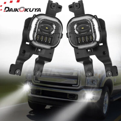 2008-2010 For Ford F-250 F-350 F-450 F-550 Super Duty LED Fog Lights Bumper Lamp - Image 1 of 4