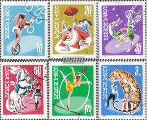 Romania 2790-2795 (complete issue) used 1969 Circus - Picture 1 of 1
