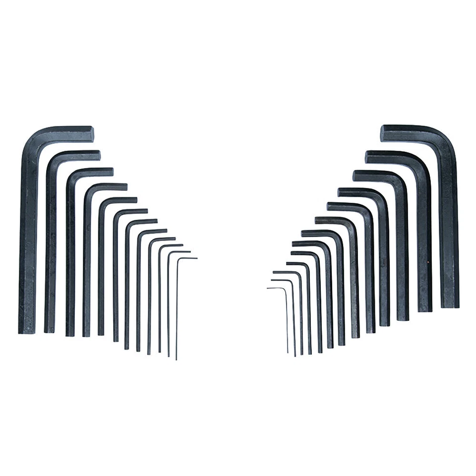 BlueSpot Tools 15307 Metric & Imperial Hexagon Key Pouch Set of 25 - Image 1 of 1