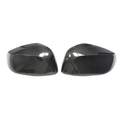 Real Carbon Fiber Rearview Mirror Cover Caps for Infiniti QX50 QX60 2018-2021 - Image 1 of 4
