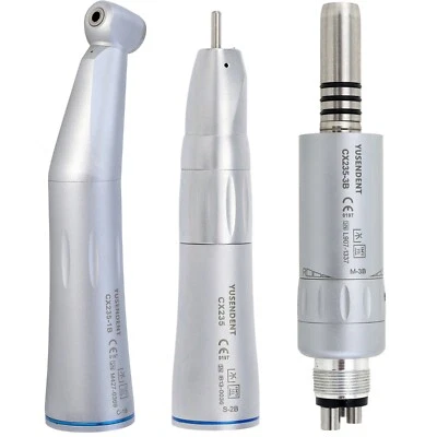 COXO Dental Inner Water Contra Angle Straight Handpiece Air Motor Low Speed 4H