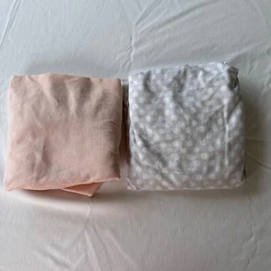 Lot of 2 Carousel Designs Fitted Cotton Crib Sheet USA Made - Picture 1 of 12