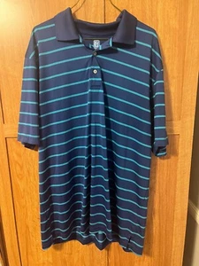 PGA Tour Air Flux Polo Shirt Men's XXL Blue - Picture 1 of 3