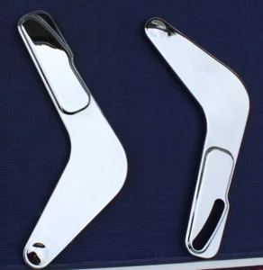 CHROM ABDECKUNGEN BEIFAHRER SITZ FÜR MERCEDES W113 PAGODE FRÜH - Picture 1 of 1