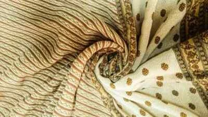 Sari de seda crepé pura 100 % seda sari indio vintage tela impresa PCSS2245 - Imagen 1 de 7