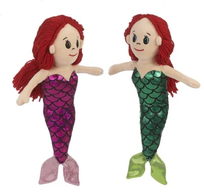 1 Kuschelpuppe Nixe 30cm Stoffpuppe Puppe Puppen Schmusepuppe Schlenkerpuppe - Bild 1 von 3