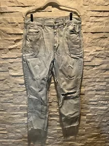 EUC Women's AMERICAN EAGLE Mom Jean Jeans Light Rinse Distressed Size 14 - Picture 1 of 12