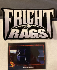 FRIGHT RAGS HALLOWEEN TRADING CARD #46 MICHAEL MYERS "KITCHEN KILL!"