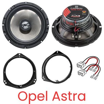 Audio System CARBON 165 CO Lautsprecher Boxen Set kompatibel für Opel Astra G - Bild 1 von 4