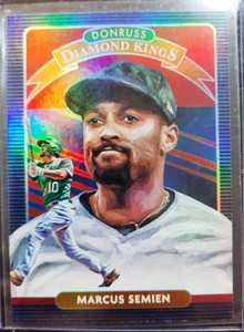 2020 Panini Donruss Diamond Kings Holo Red Marcus Semien #10