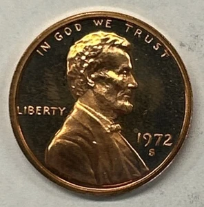 Centavo Lincoln 1972 S Proof - Imagen 1 de 2