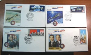 FDC Russia Scott# 4338-4341 Apollo/Soyuz 1975 Used L534 (1) - Picture 1 of 1