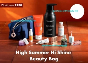 Sephora Hi Shine Beauty Bag Gift Set : Davines Oi Kate Somerville Kosas Wet Lip - Picture 1 of 2