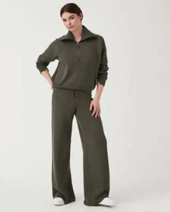 Spanx Damenhose XL groß dunkle Handflächen AirEssentials weites Bein bequem Lounge 110 $ - Bild 1 von 9