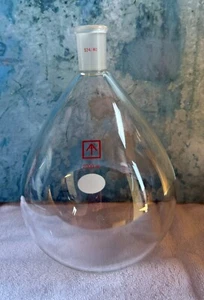EF-SE05-2L 24/40 Heavy Wall 2000 mL Oval-Shaped Round Bottom Flask - Picture 1 of 3