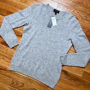 Charter Club Womens 100% Cashmere Sweater Luxury Light Grey NWT $349 Size Small - Picture 1 of 8