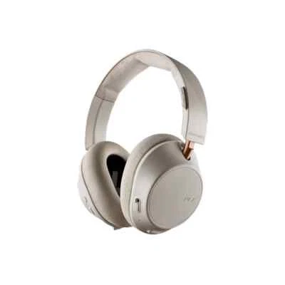 Plantronics BackBeat GO 810 Stereo Wireless Over Ear Headphones in Bone White - Image 1 of 3