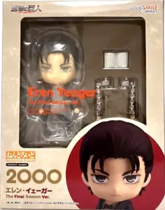 Figura Attack on Titan Eren Yeager versión de la temporada final Nendoroid GSC Japón Nuevo - Imagen 1 de 10
