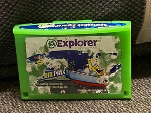 Cartucho Leapfrog Leapster Explorer Bob Esponja Clam Prix LeapPad 3 GS ETIQUETA DESGASTE - Imagen 1 de 1