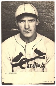 Joe Medwick 1974 TCMA Autograph Series  #24  NM St. Louis Cardinals
