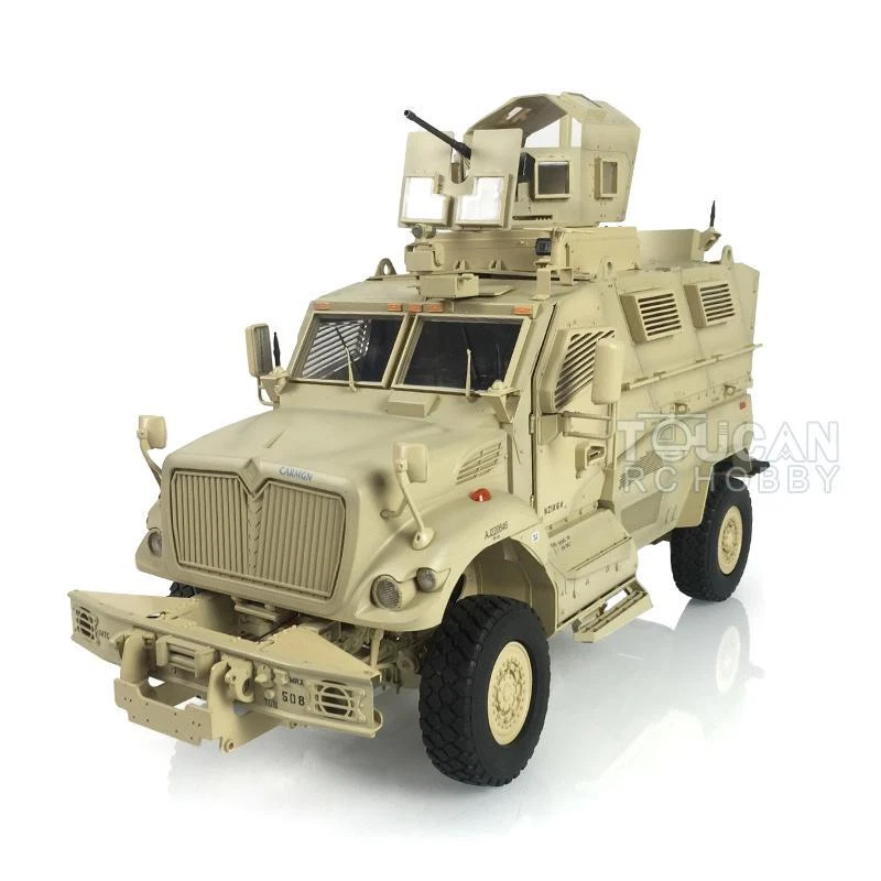 1/16 Trumpeter WSN RC US MaxxPro MRAP Model Military Car 00815 Radio Sound Light - Image 1 of 4