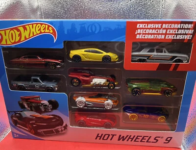 Hot Wheels 9 Pack Regalo con Exclusivo Juego Coche Decoración Coche X6999 Foto 1 de 3