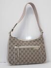 Auth Gucci Handbag Shoulder Bag Brown Canvas Leather  GG F/S to US