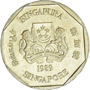 [#1460803] Coin, Singapore, Dollar, 1989