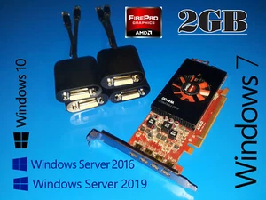 Dell Optiplex 755 760 780 790 960 980 TOWER 2GB GDDR5 4-Monitor DVI Video Card - Picture 1 of 2