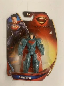 2013 Mattel Superman Man Of Steel Movie Armor Suit 4" Figure Brand New MOC READ - Picture 1 of 9
