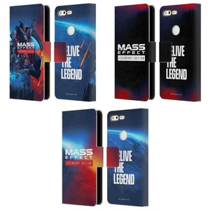 EA BIOWARE MASS EFFECT LEGENDARY GRAPHICS LEATHER BOOK CASE FOR GOOGLE PHONES - Picture 1 of 9