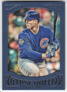 2016 Topps Gypsy Queen #89 Anthony Rizzo enmarcado azul Chicago Cubs 1120 - Imagen 1 de 2