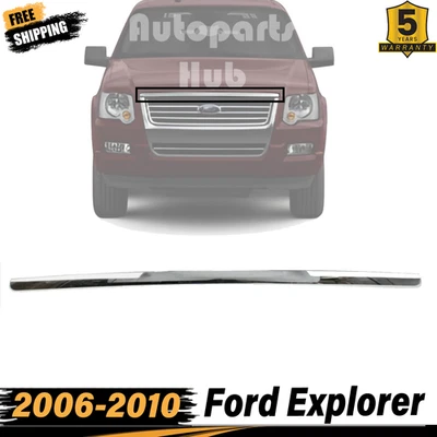 Новый передний капот молдинг отделка хром пластик для 2006-2010 Ford Explorer - Изображение 1 из 4