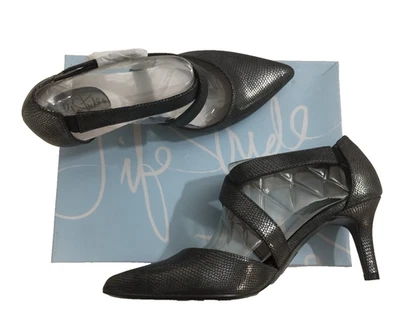 Zapatos de tacón LifeStride para mujer See this Black Snake Glam Pump 3" talla 9,5 M Foto 1 de 4