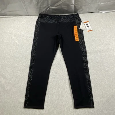 Skechers Go Walk Leggings Women’s XXL Athletic High Waist Gym Side Pockets Black - Image 1 of 4