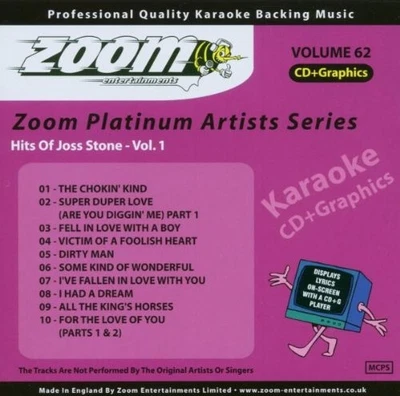 Zoom Karaoke - Zoom Karaoke CD+G - Platinum Artists 62... - Zoom Karaoke CD QEVG - Bild 1 von 2