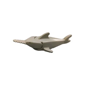 LEGO Pez Espada Minifigura Fondo del Océano Escena del Mar Tiburón Pez Sierra Acuario - Imagen 1 de 7