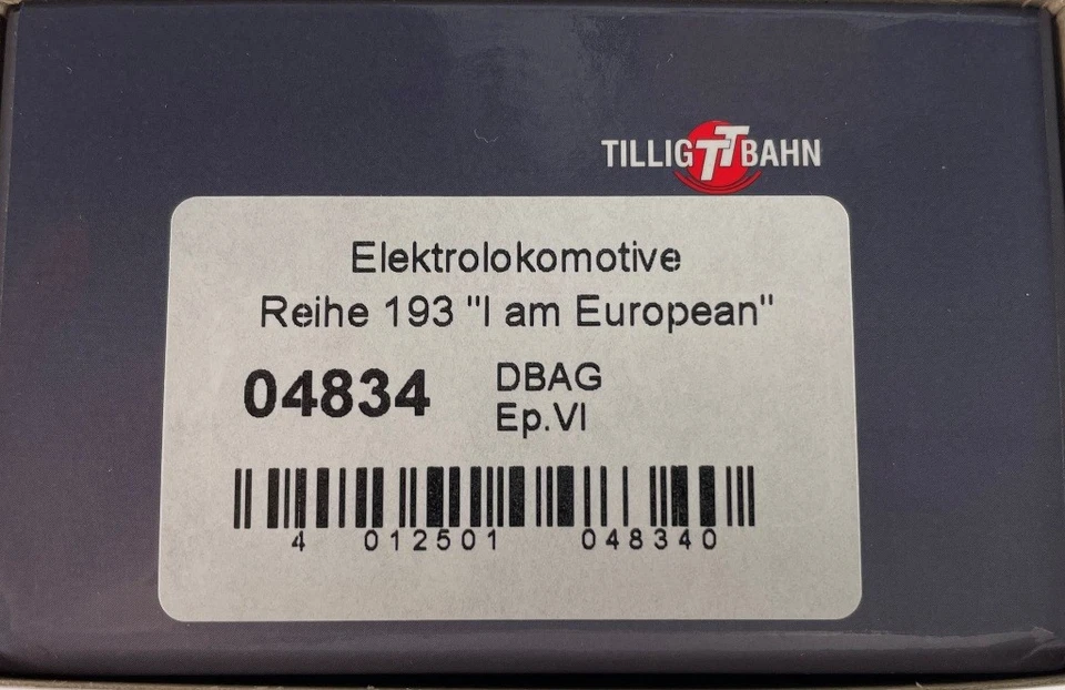 Tillig 04834 TT E-Lok Reihe 193 „I am European“ Ep. VI DB AG - Bild 1 von 1